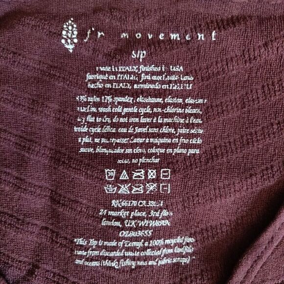 NEW $88 Free People Gone Adrift Long Sleeve - Picture 5 of 12